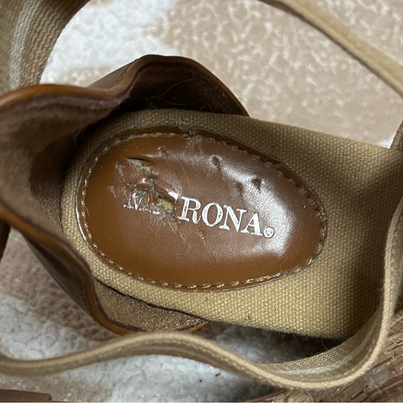 Tan Strap Wedges - Picture 15 of 15